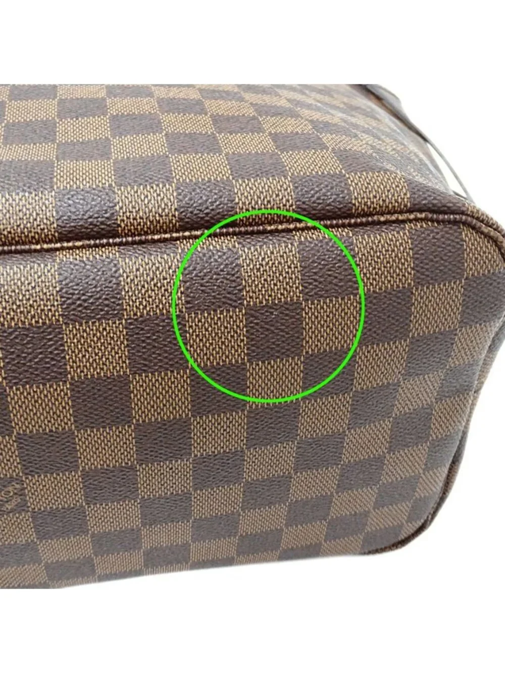 Louis Vuitton Damier Tote Neverfull MM Brown Shoulder Bag